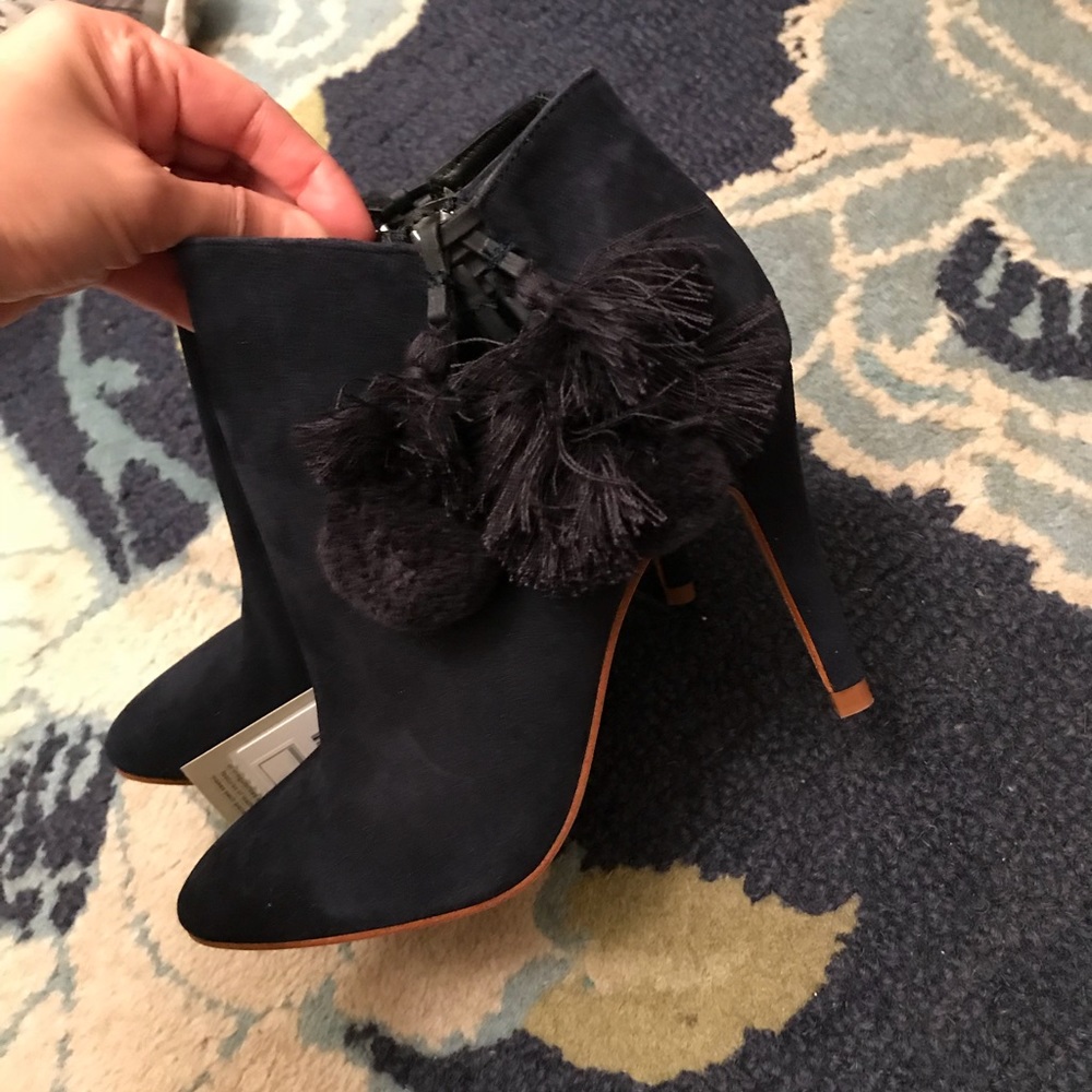 Zara leather ankle boots